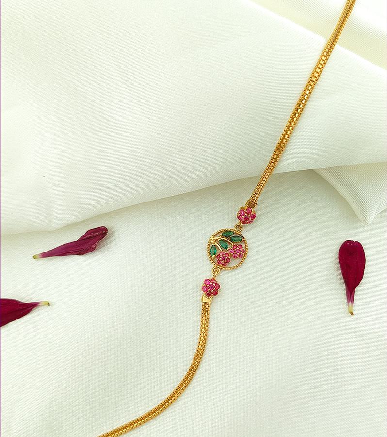 Adorable Gold Floral Ladies Bracelet