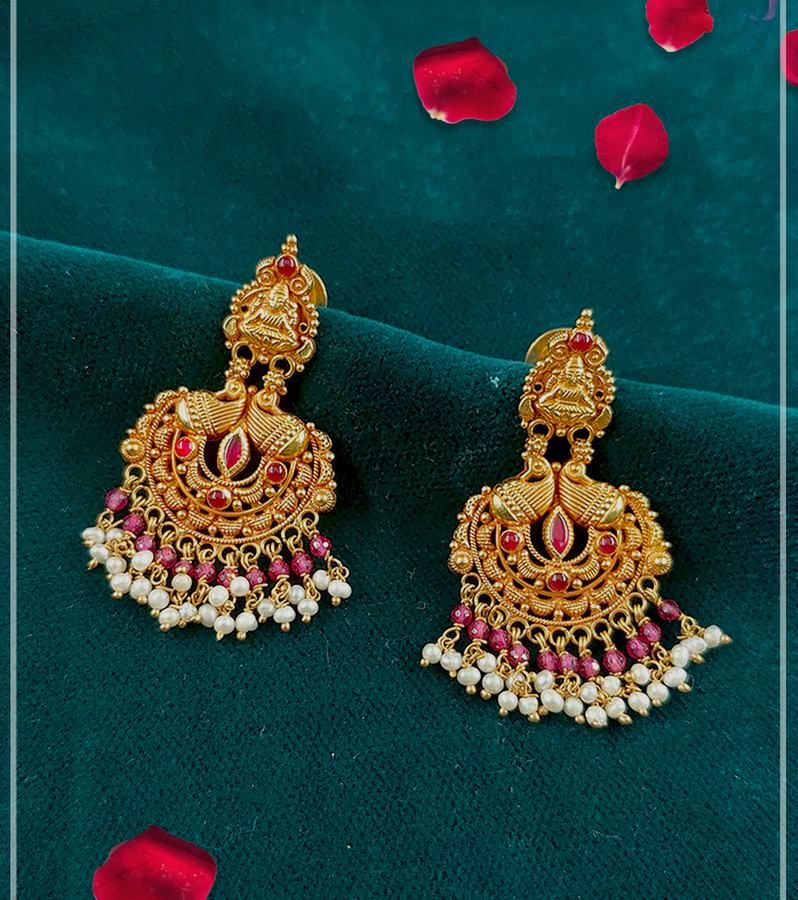 Traditional Lakshmi Earrings Are Always a Style Statement