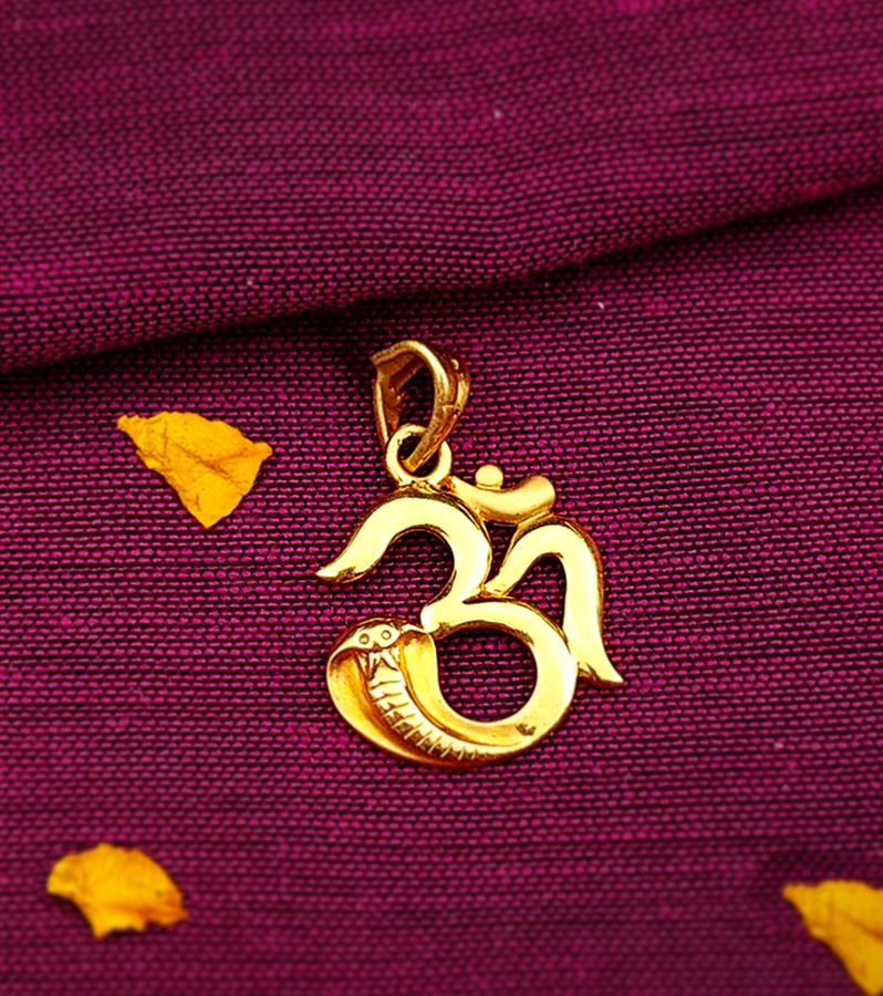 Majestic Om & Naga Pendant
